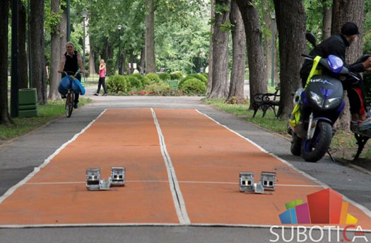 Nestala replika atletske staze iz Dudove šume