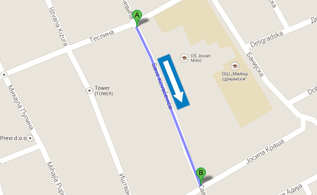 Deo ulice Save Kovačevića postaje jednosmeran