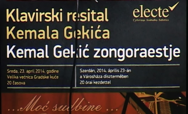 Koncert Kemala Gekića u Velikoj većnici Gradske kuće