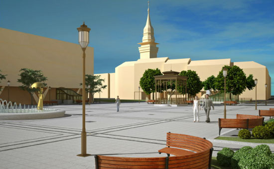 Manifestacioni trg Subotica - Idejno rešenje