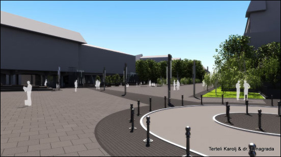 Manifestacioni trg Subotica - Idejno rešenje