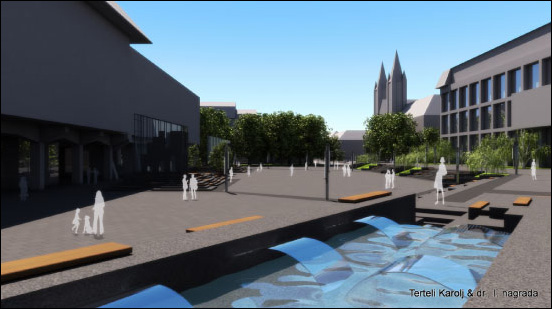 Manifestacioni trg Subotica - Idejno rešenje