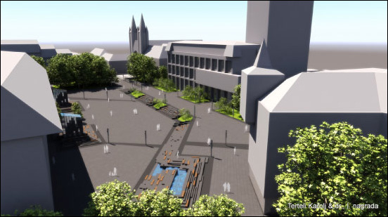 Manifestacioni trg Subotica - Idejno rešenje