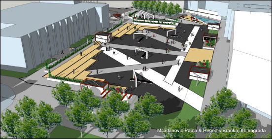 Manifestacioni trg Subotica - Idejno rešenje