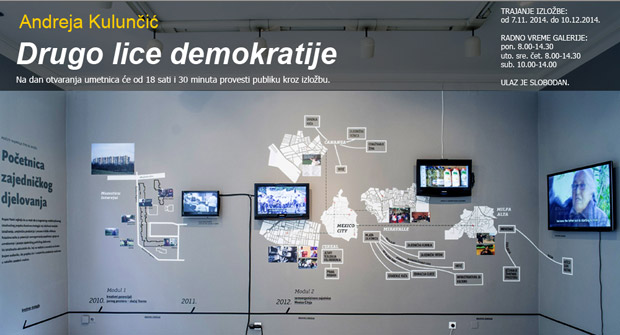 Otvorena izložba "Drugo lice demokratije" Andreje Kulunčić