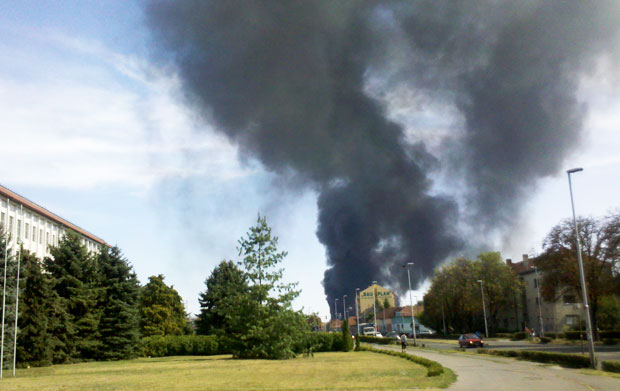 Veliki požar u okolini Pionira i na Gradskoj deponiji