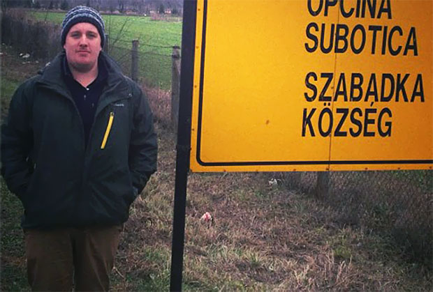 Britanac pešači kroz Srbiju