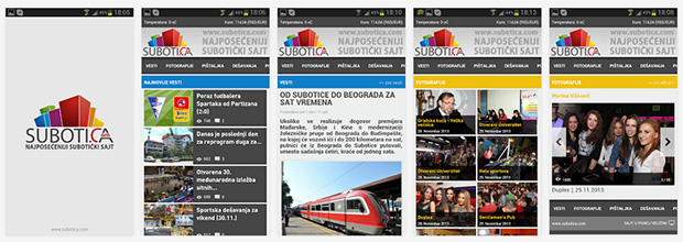 Subotica.com - aplikacije za prenosive uređaje
