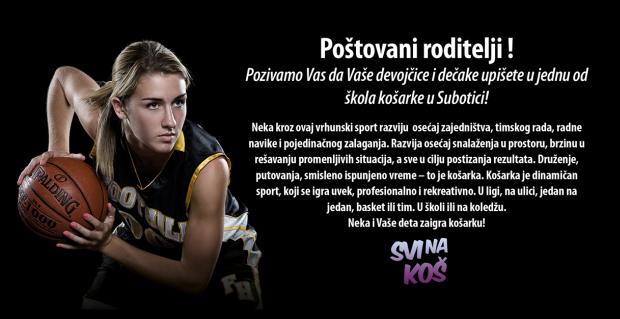 "Svi na koš" - akcija popularisanja ženske košarke