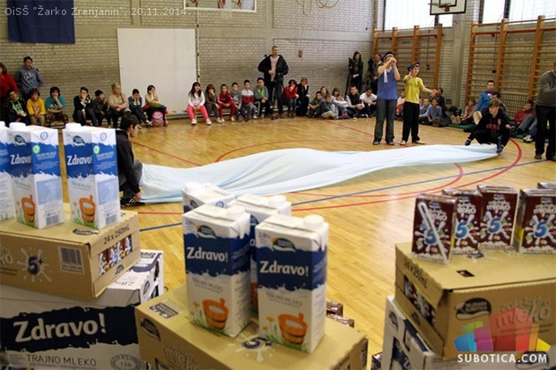 Mlekara Subotica darovala učenike OISŠ „Žarko Zrenjanin“
