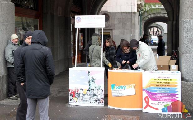Održana akcija povodom svetskog Dana borbe protiv HIV-a