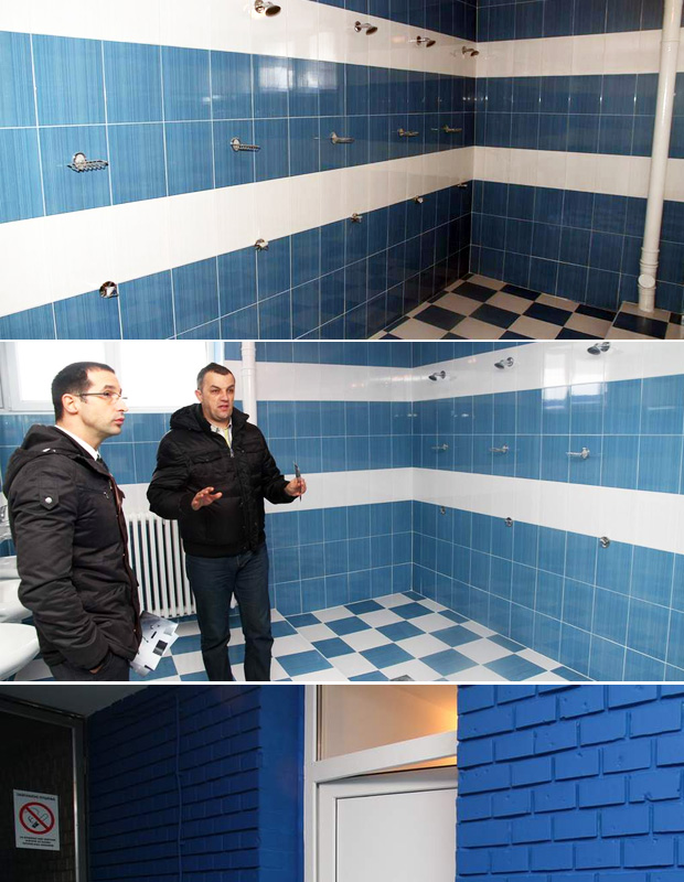 Rekonstruisane svlačionice i kupatila na Gradskom stadionu