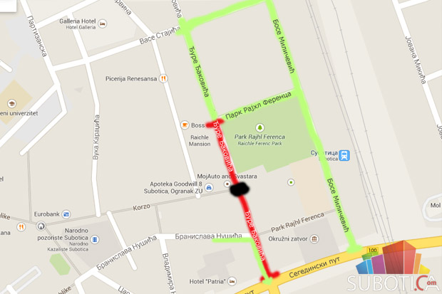 Sutra delimično zatvaranje ulice Đure Đakovića i promena trasa autobuskih linija