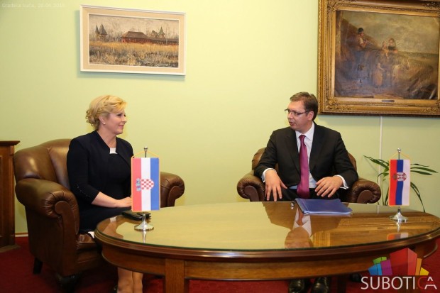 Vučić i Grabar Kitarović potpisali Deklaraciju o unapređenju odnosa između Srbije i Hrvatske