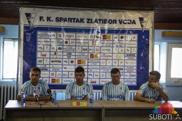 FK "Spartak" predstavio pojačanja i pozdravio zlatnog reprezentativca Vojvodića