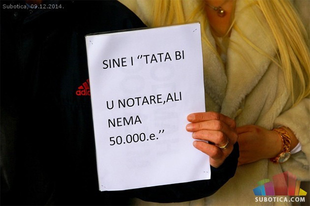 Održan protest subotičkih advokata