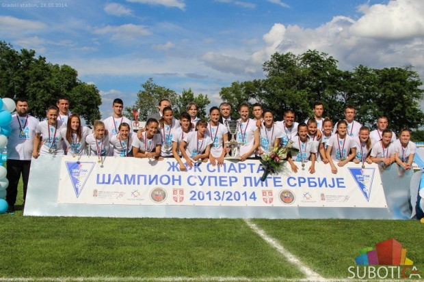 Fudbalerke pobedile Napredak i proslavile petu titulu šampiona države
