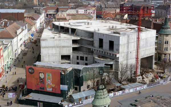 Narodno pozorište Subotica - izgradnja
