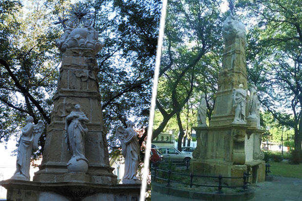 Počeli radovi na restauraciji i vraćanju spomenika Svetom trojstvu