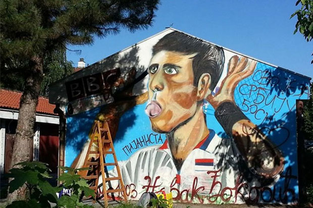 Mural na Radijalcu u znak sećanja na Tijanu Jurić