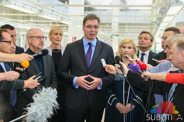 Vučić otvorio fabriku Kalcedonije u Privrednoj zoni Mali Bajmok