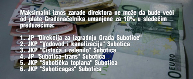 Ograničenje zarada direktorima JP - Uskoro rebalans budžeta