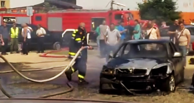 Izgoreo službeni automobil čelnika opštine Mali Iđoš