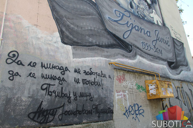 Završen mural u znak sećanja na Tijanu Jurić