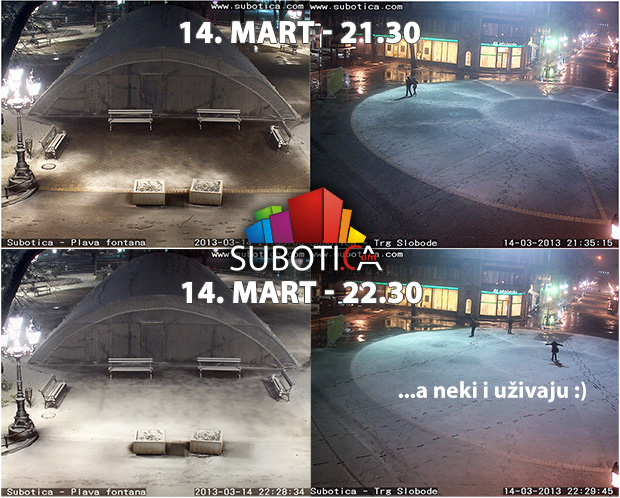 Martovski sneg usporio saobraćaj