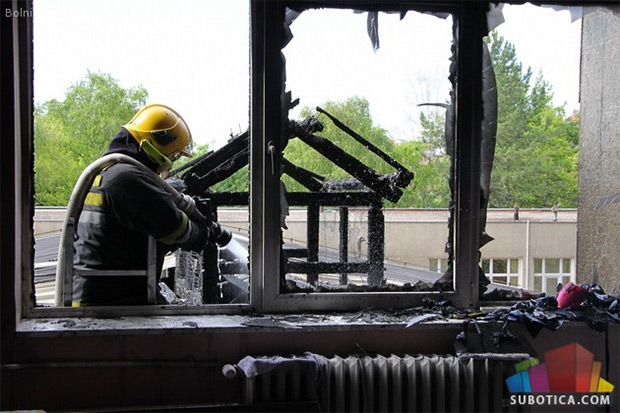 Požar u subotičkoj bolnici