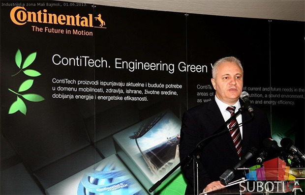 ContiTech (Continental) otvorio fabriku u Subotici