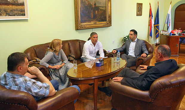 Goran Karan kod gradonačelnika