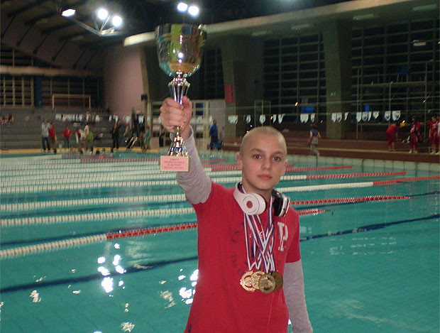 Uspešan nastup Plivačkog kluba “Spartak” na plivačkom mitingu u Novom Sadu