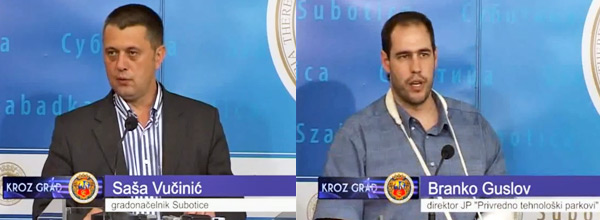 Continental fabrika u Subotici - Saša Vučinić, Branko Guslov Continental fabrika u Subotici - Saša Vučinić, Branko Guslov