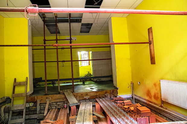 Radovi na sanaciji poslovnih prostora u Ulici Vladimira Nazora