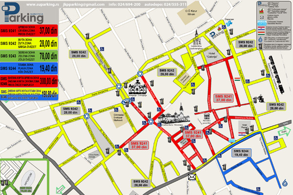 Parking zone Subotica Parking zone Subotica