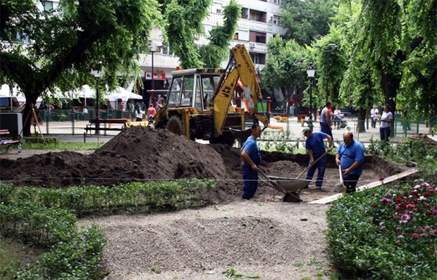 Igralište do igrališta u centru grada