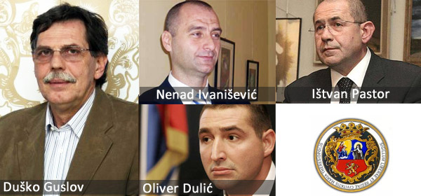 Duško Guslov, Nenad Ivanišević, Oliver Dulić, Ištvan Pastor