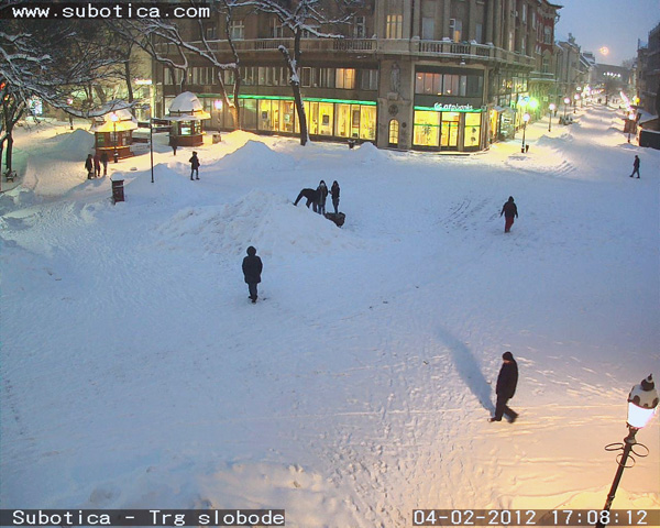 Sneg u Subotici