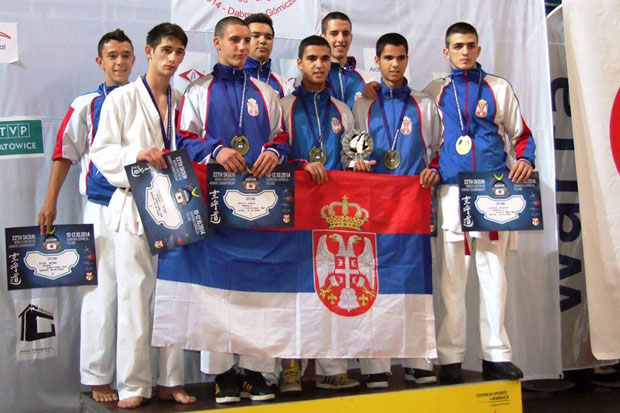 Zlatni karatisti Enpija na Svetskom prevenstvu