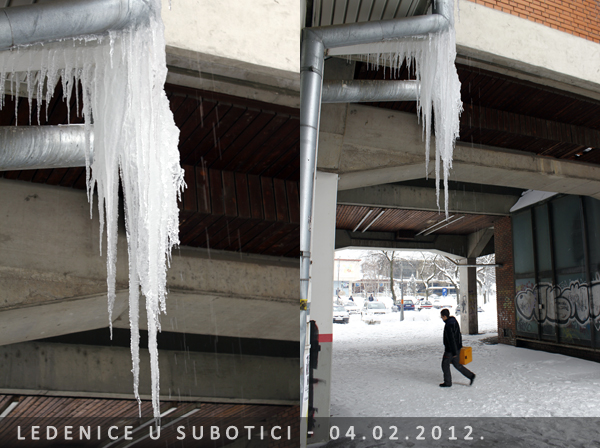 Ledenice na zgradama 