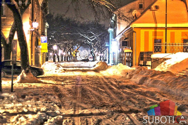 Novi sneg u Subotici