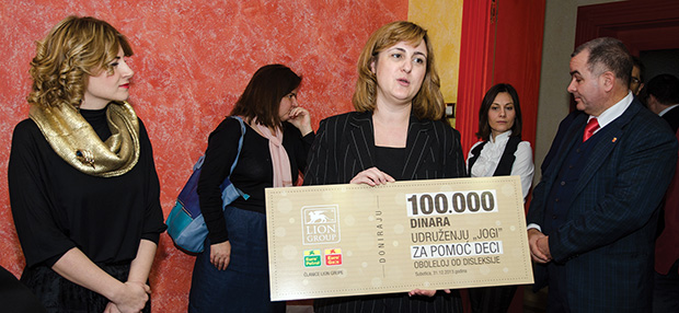 Euro Petrol i Euro Gas donirali 100.000 dinara Udruženju "Jogi"