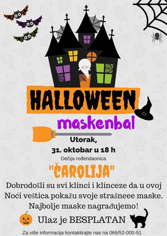 Halloween maskenbal