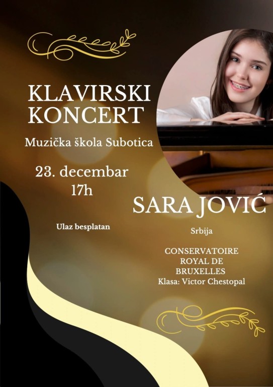 Klavirski koncert Sare Jović