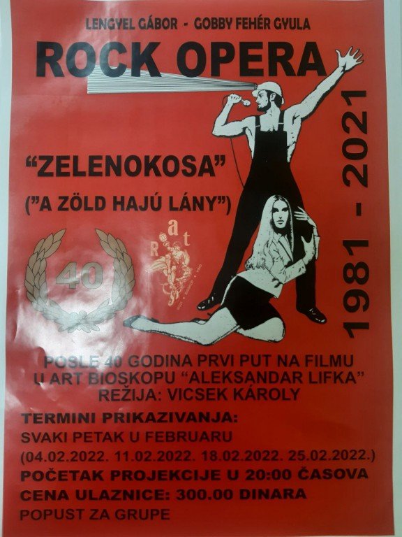 Rock opera: Zelenokosa