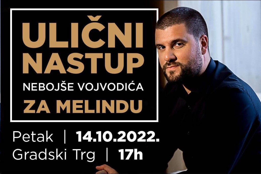 Nebojša Vojvodić na Trgu za Melindu