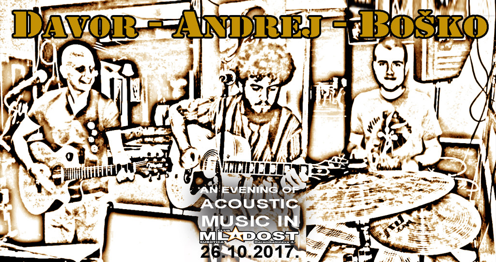 Akustična svirka: Andrej, Davor, Boško