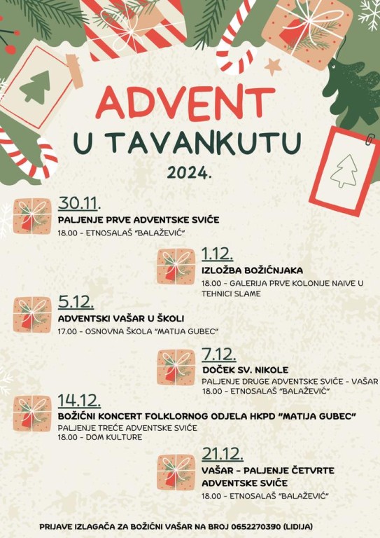 Advent u Tavankutu 2024