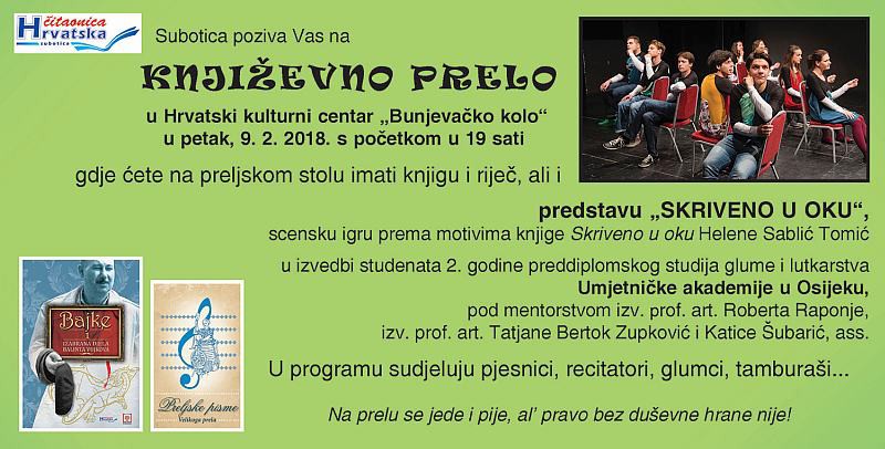 Književno prelo Hrvatske čitaonice u Subotici